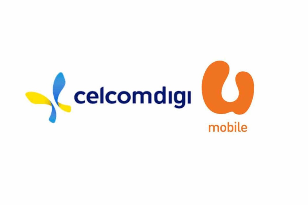 Company logos of Celcom and Digi telecommunications.