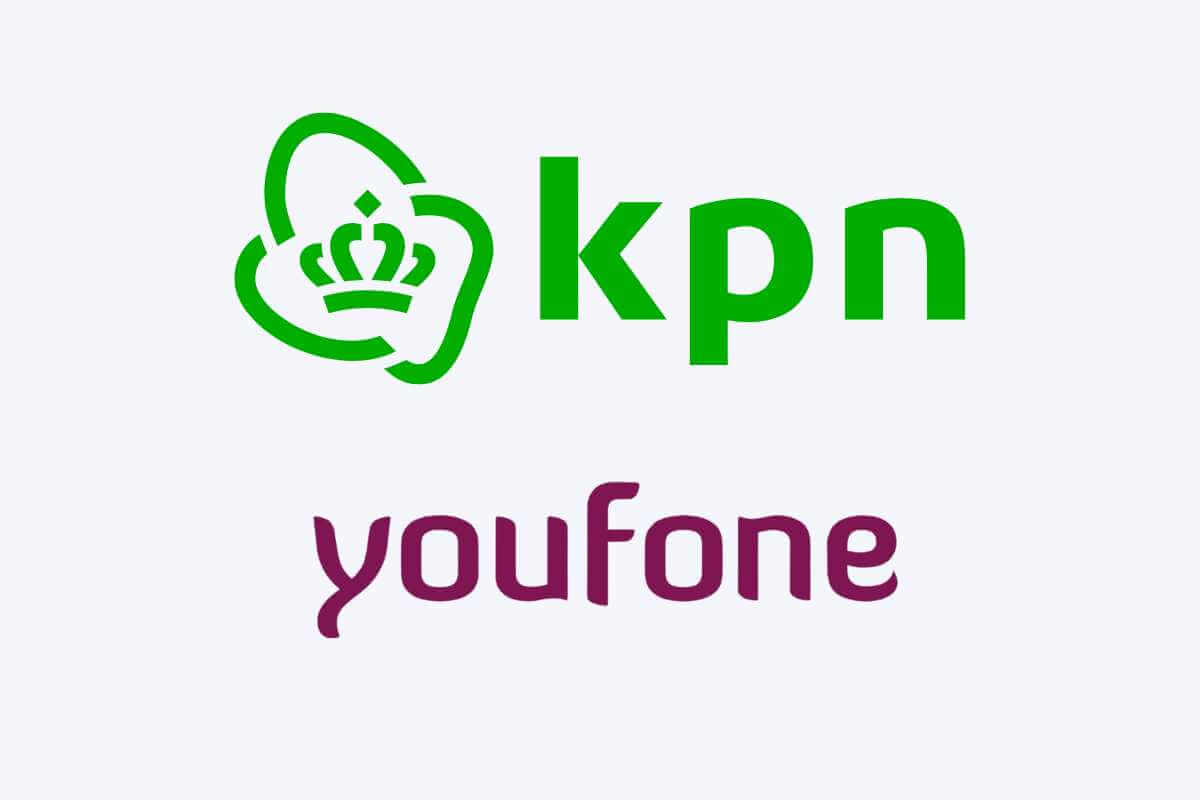 KPN and Youfone logos on white background