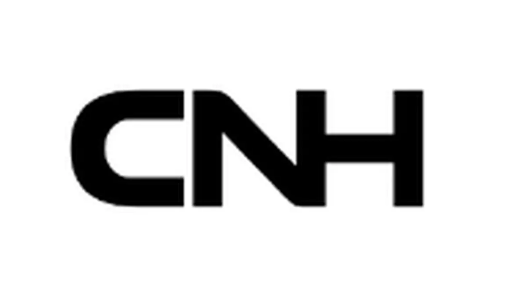 Black CNH logo on white background.