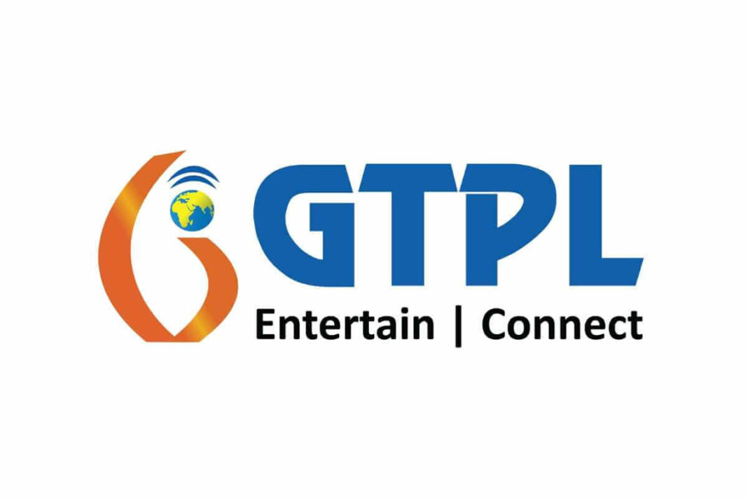 GTPL logo with tagline "Entertain | Connect