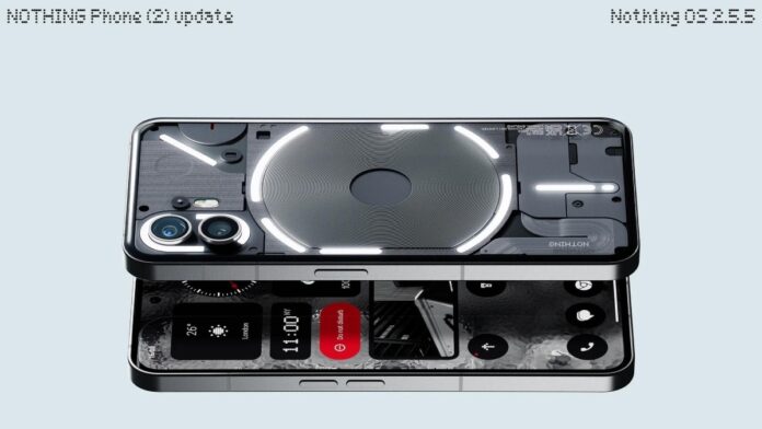 Nothing Phone 2 gets update with NothingOS 2.5.5 and new features