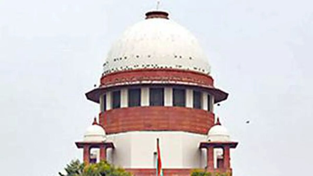 Supreme Court building dome, India.