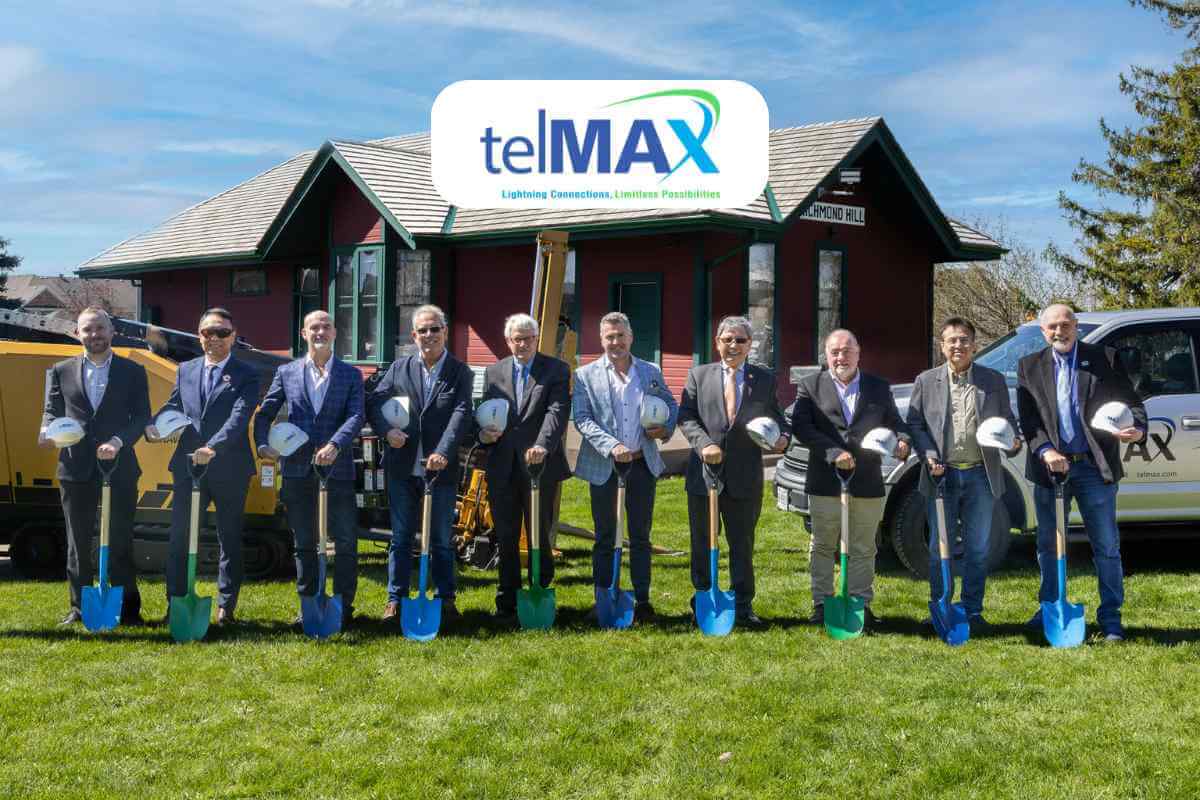 Group of executives at groundbreaking ceremony
