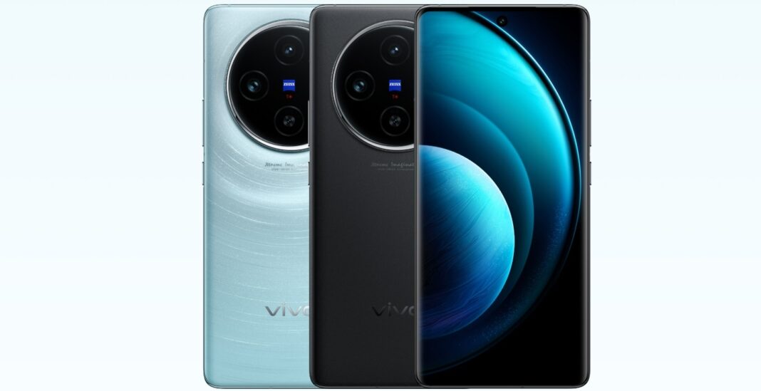 Two Vivo smartphones with circular camera modules.
