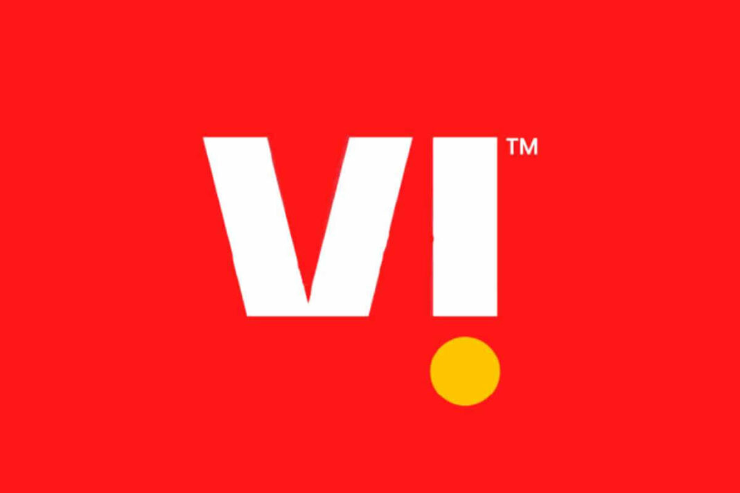 Red background with white "VI" letters and yellow dot.