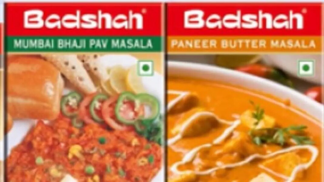 Badshah masala packets for Bhaji Pav and Paneer Butter.