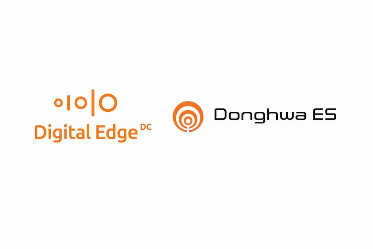 Two company logos: Digital Edge and Donghwa ES.