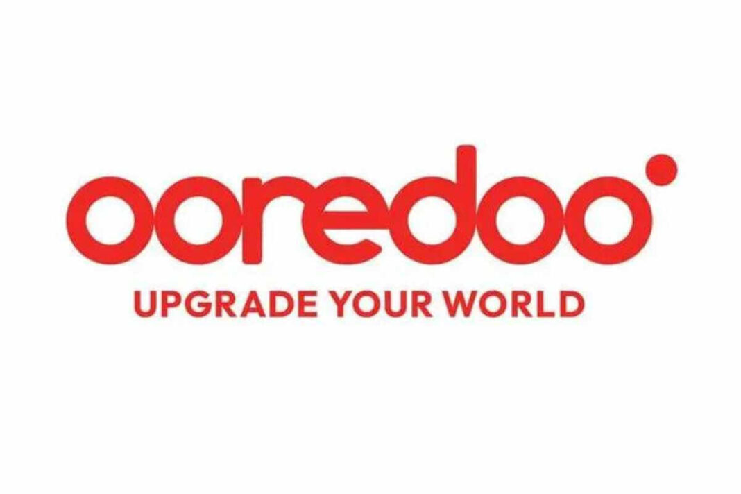 Ooredoo logo with slogan "Upgrade Your World