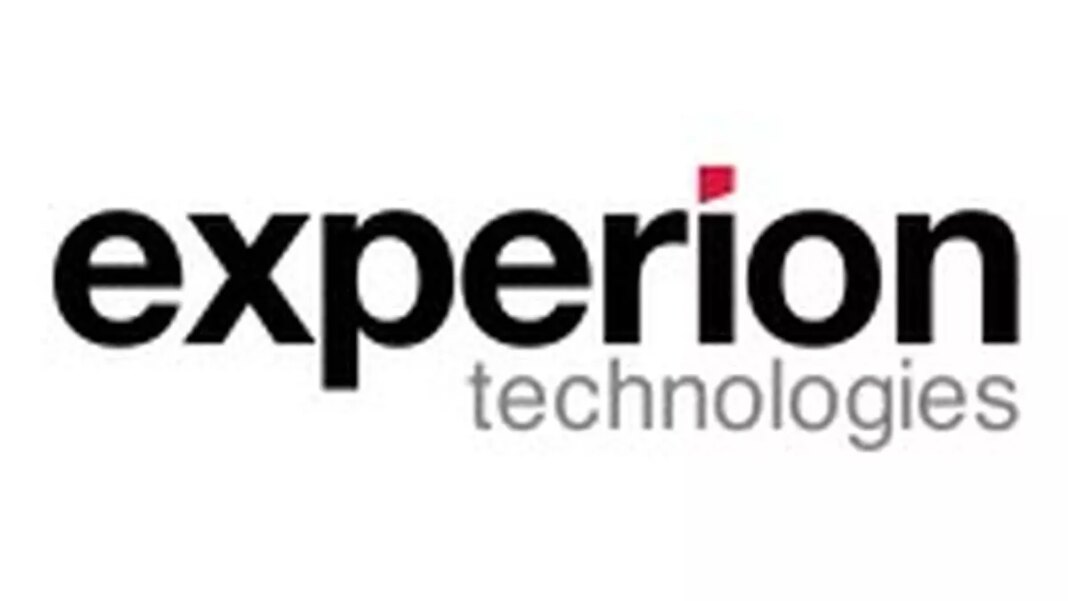 Experion Technologies logo with red dot