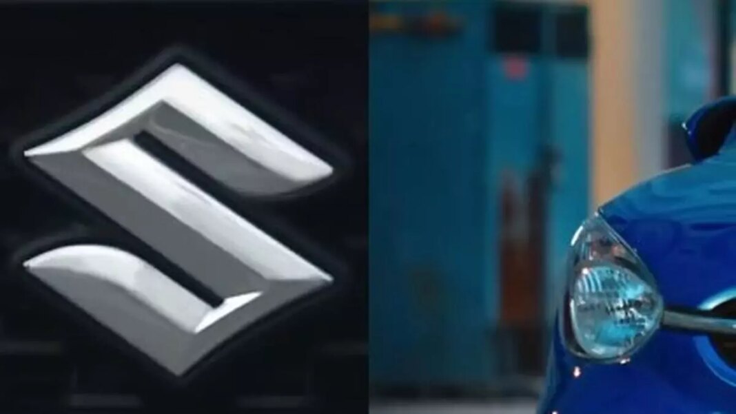 Car emblem blur transition to blue vehicle headlight