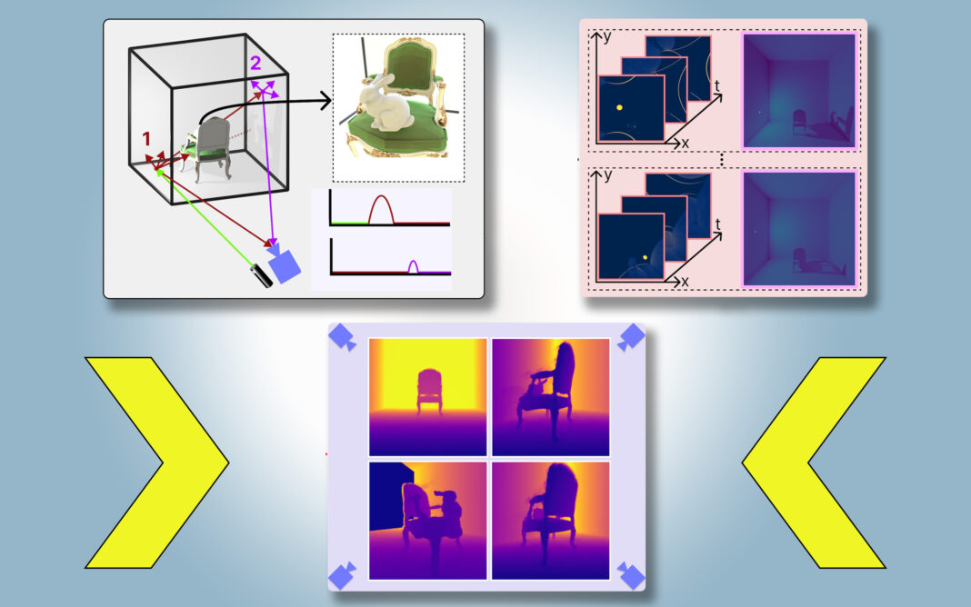 Illustrated physics concepts and experiments in collage layout.