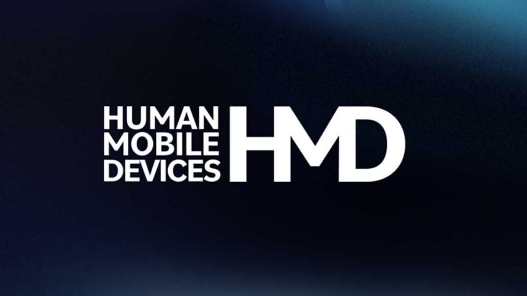 Logo of Human Mobile Devices with acronym HMD.