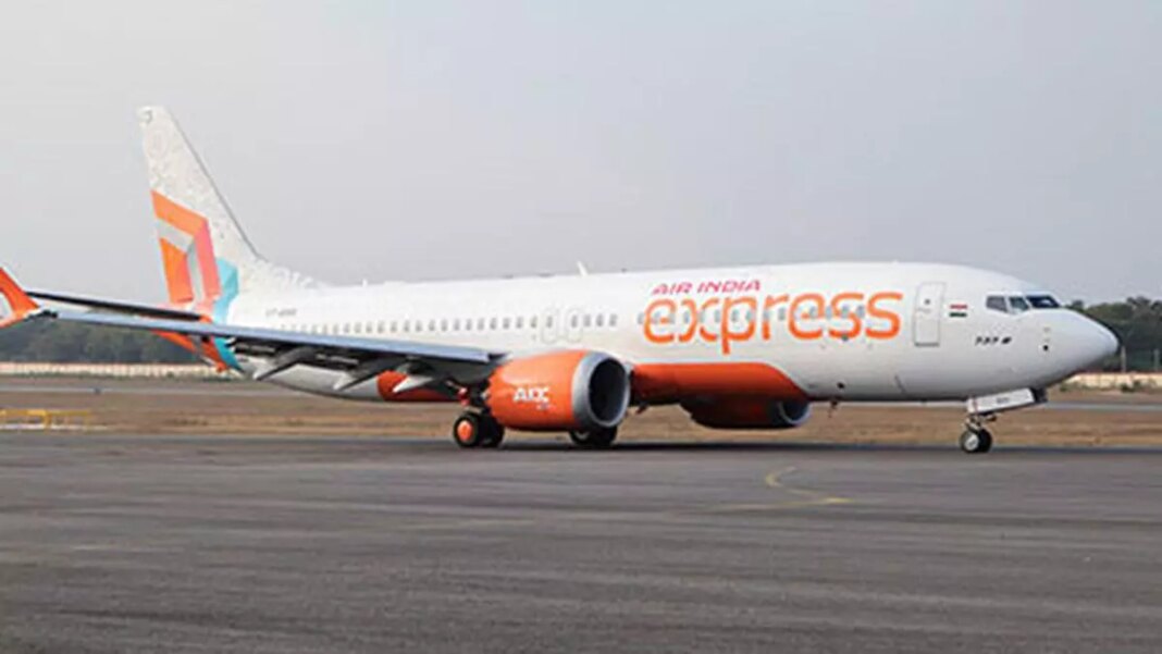 Air India Express airplane on tarmac