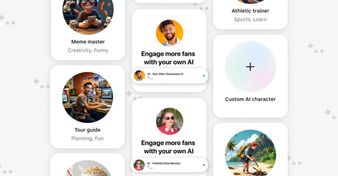 Create personalized AI chatbots on Instagram – based on yourself!