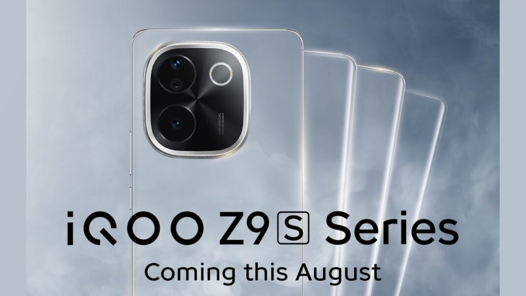 iQOO Z9 Series smartphone launch advertisement.