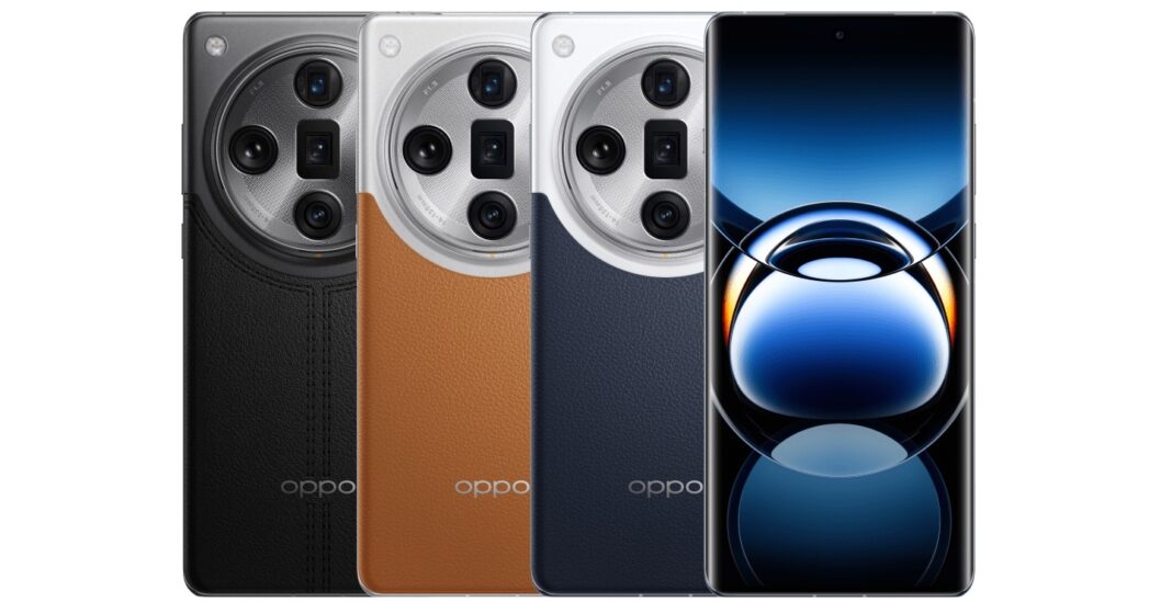 Oppo smartphones with distinctive camera design.