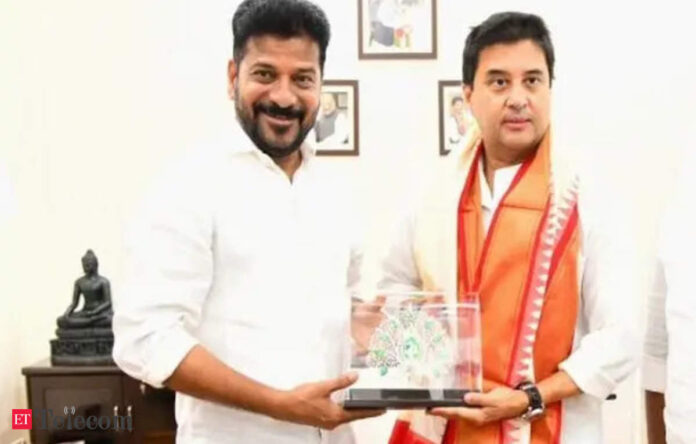 Telangana CM Requests Rs 1,250 Cr Interest-Free Loan for T-Fiber Project