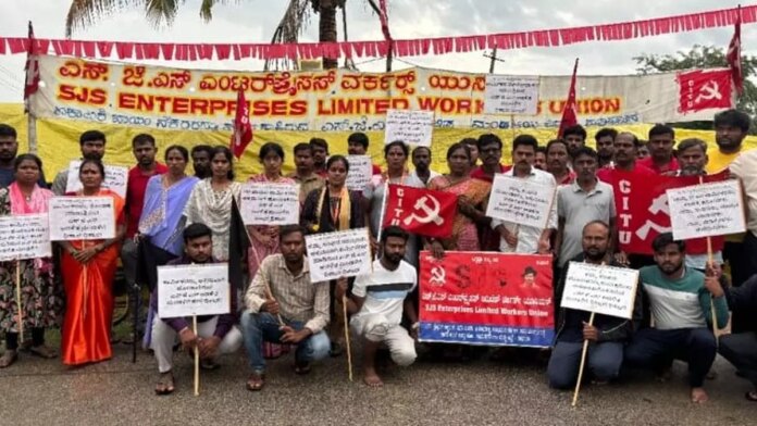Strike Erupts at SJS Enterprises, Bengaluru After 192 Worker Terminations