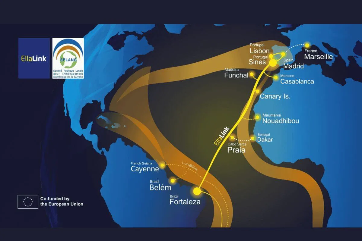 EllaLink and SPLANG Begin Subsea Cable Construction to French Guiana