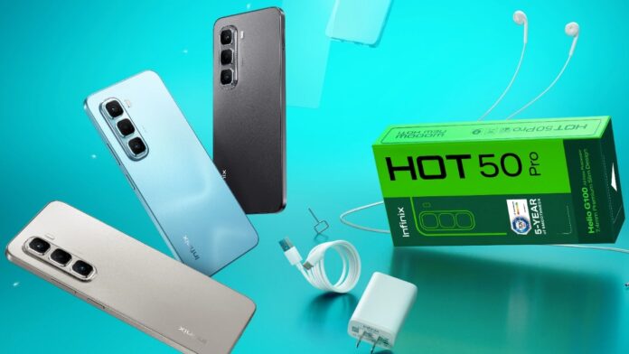 Infinix Hot 50 Pro Launches with MediaTek Helio G100 and 5,000mAh Battery