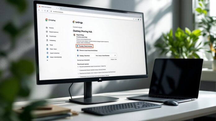 How to Enable ‘Desktop Sharing Hub’ in Google Chrome